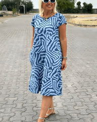Serra™ | Sommerkjole med Safari Striber